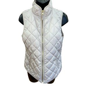 Old Navy Quilted Semi Puff Vest w/Gold Detail Sz XS